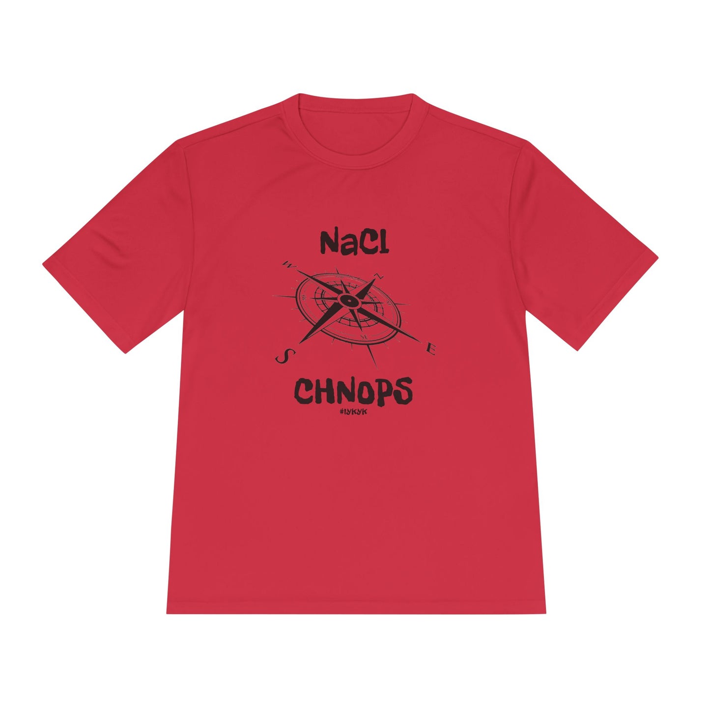"SALT LIFE" Unisex Moisture Wicking Tee - Science and Adventure Awaits Compass Design