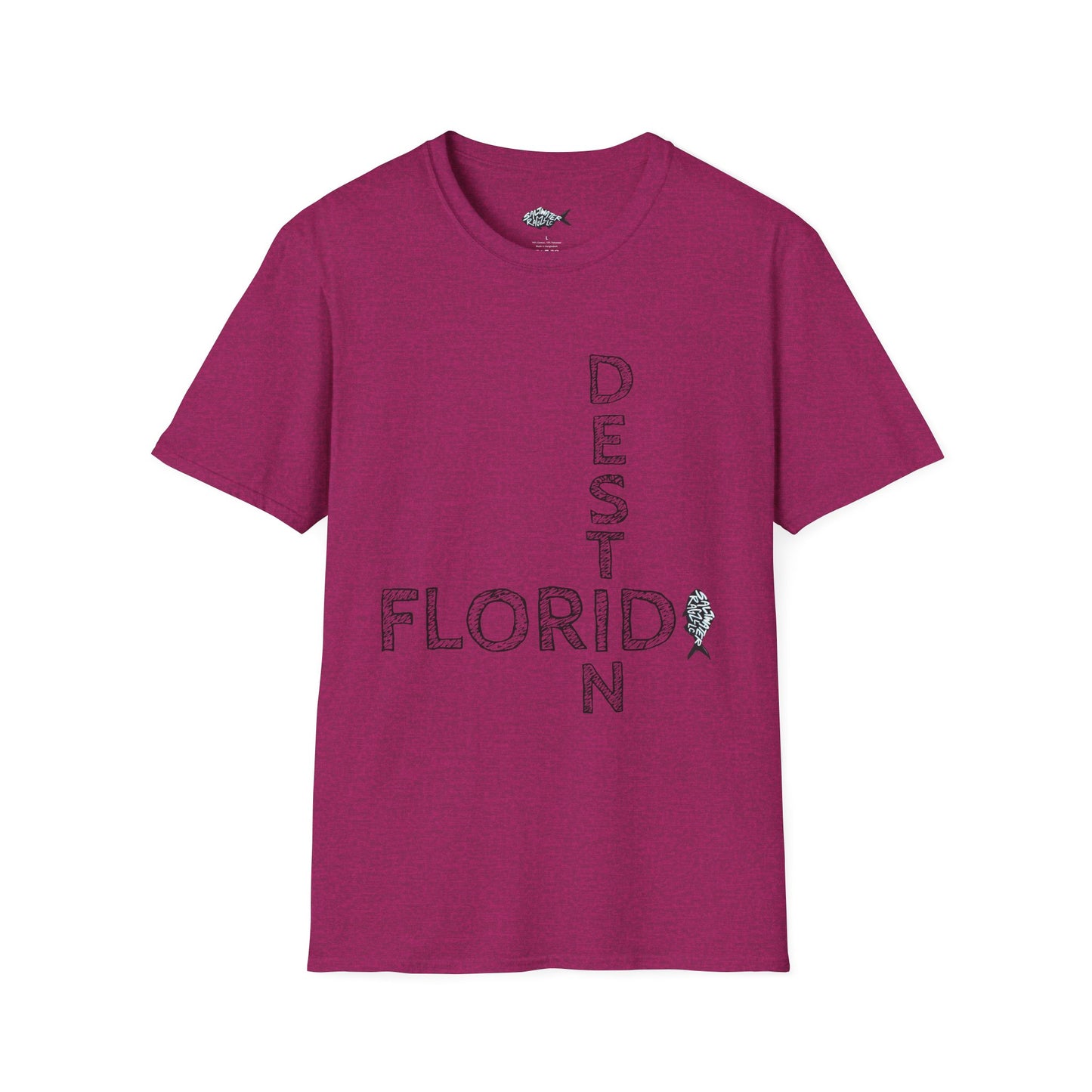 Destin Florida Unisex Softstyle T-Shirt - Casual Beachwear for Ocean Lovers
