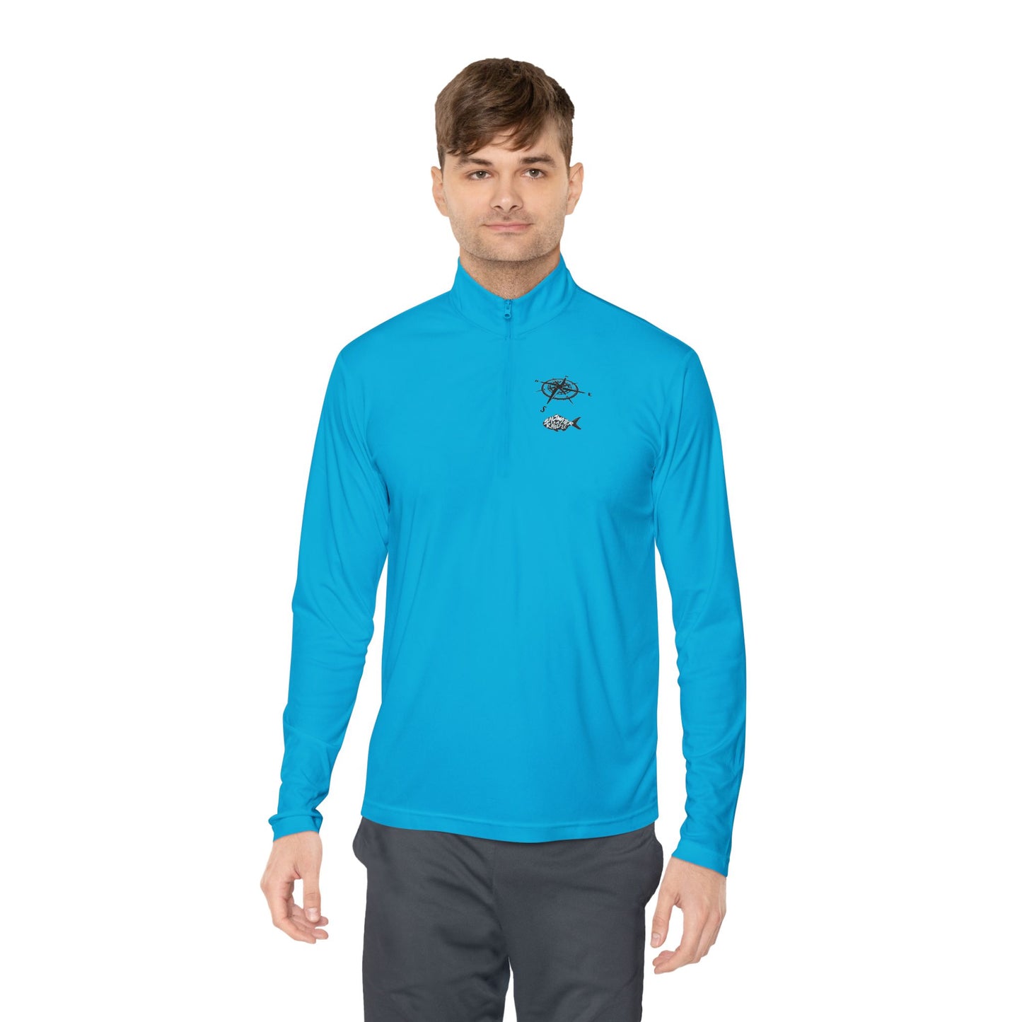 Ocean Adventure Unisex Quarter-Zip Pullover - Perfect for Beach Lovers & Active Lifestyle