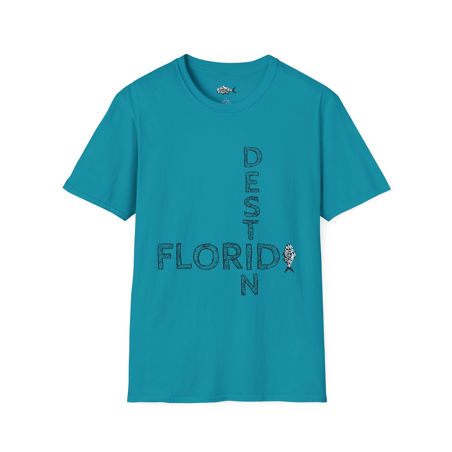 Destin Florida Unisex Softstyle T-Shirt - Casual Beachwear for Ocean Lovers