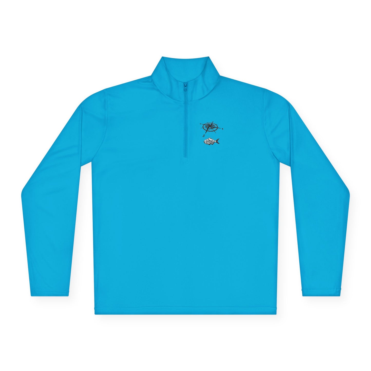 Ocean Adventure Unisex Quarter-Zip Pullover - Perfect for Beach Lovers & Active Lifestyle