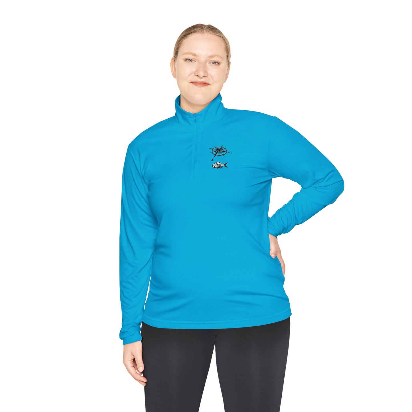 Ocean Adventure Unisex Quarter-Zip Pullover - Perfect for Beach Lovers & Active Lifestyle