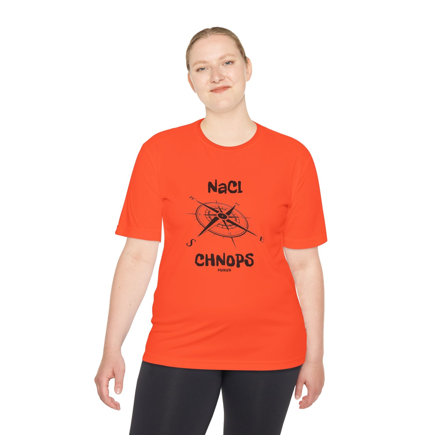 "SALT LIFE" Unisex Moisture Wicking Tee - Science and Adventure Awaits Compass Design