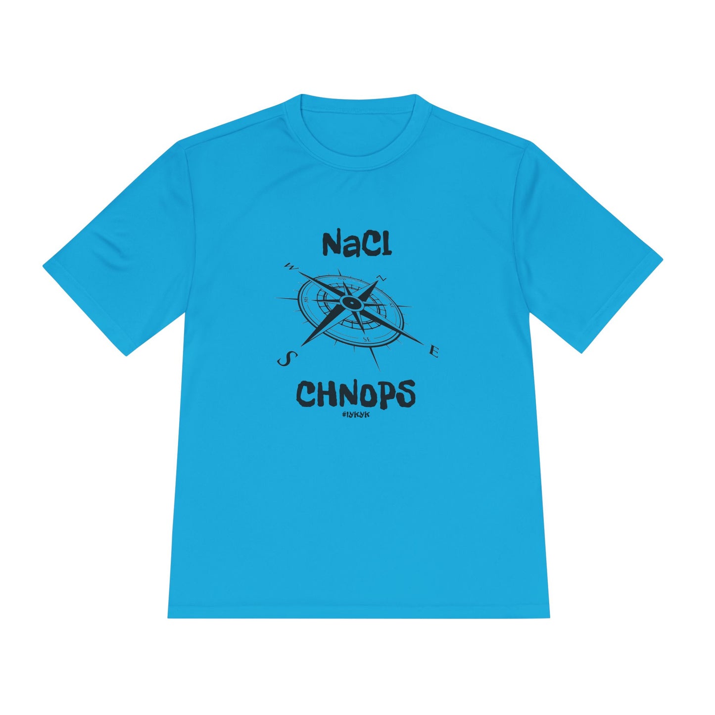 "SALT LIFE" Unisex Moisture Wicking Tee - Science and Adventure Awaits Compass Design