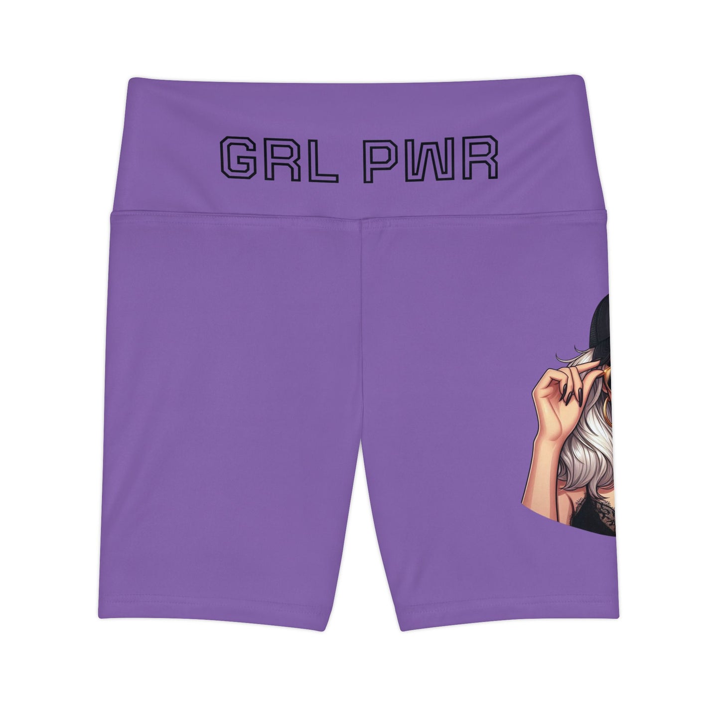 Empowering Women's Workout Shorts | GRL PWR Design | Athletic Comfort