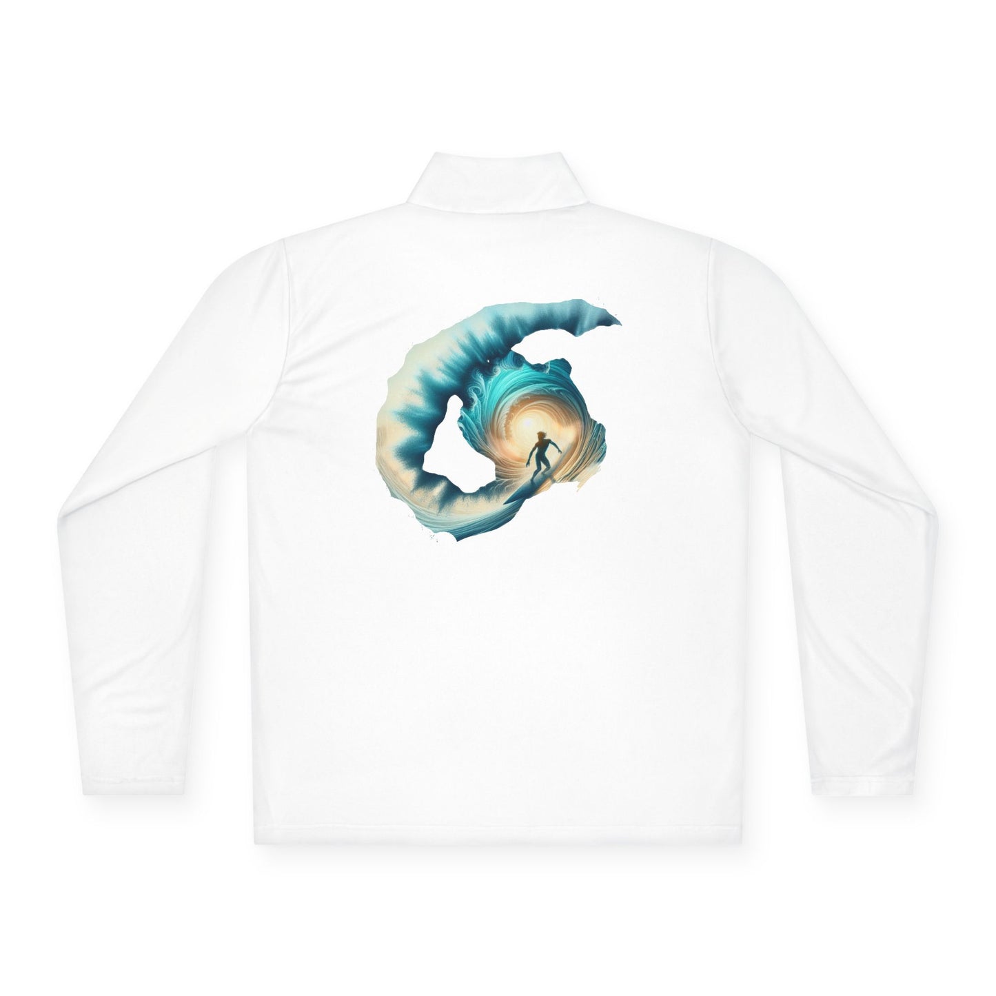 Ocean Adventure Unisex Quarter-Zip Pullover - Perfect for Beach Lovers & Active Lifestyle
