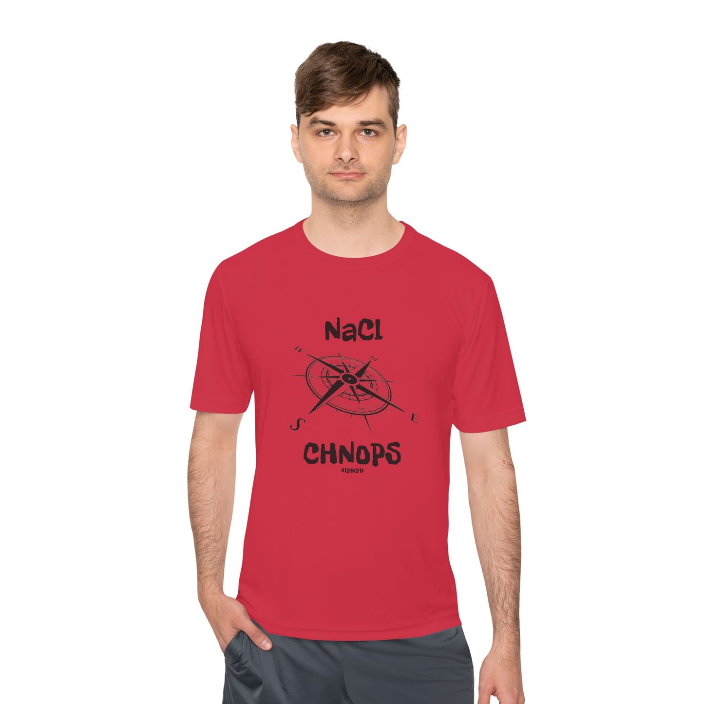 "SALT LIFE" Unisex Moisture Wicking Tee - Science and Adventure Awaits Compass Design