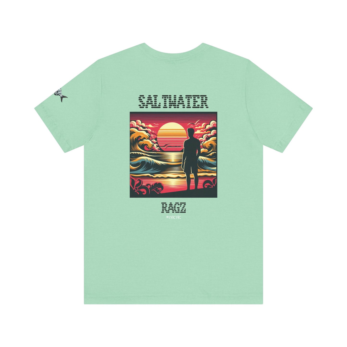 Saltwater Sunset Unisex Tee - Chill Beach Vibe Shirt