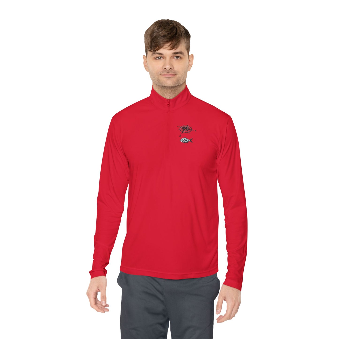 Ocean Adventure Unisex Quarter-Zip Pullover - Perfect for Beach Lovers & Active Lifestyle
