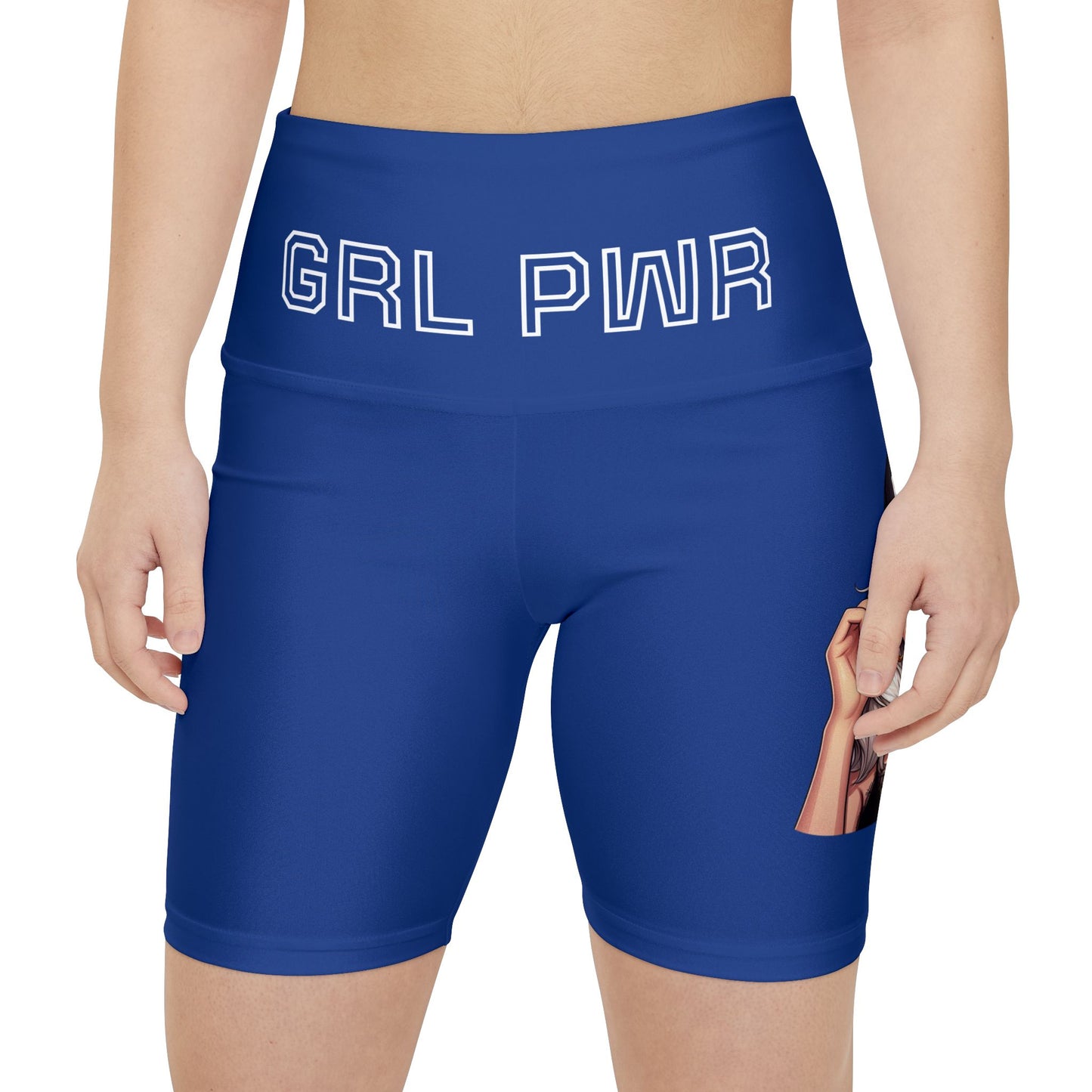 Empowering Women's Workout Shorts | GRL PWR Design | Athletic Comfort