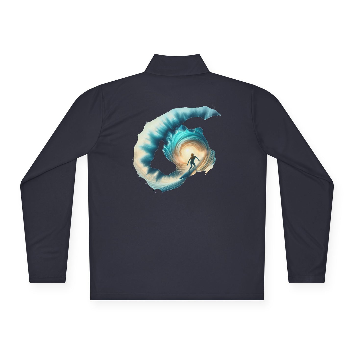 Ocean Adventure Unisex Quarter-Zip Pullover - Perfect for Beach Lovers & Active Lifestyle