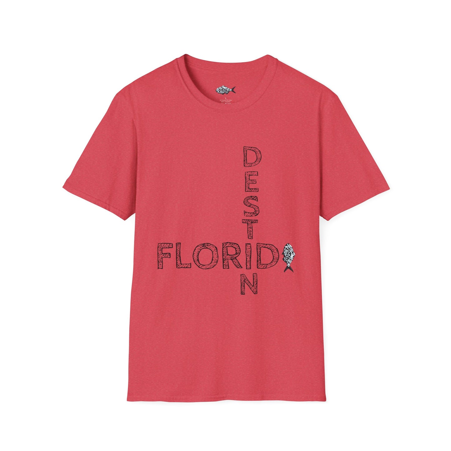 Destin Florida Unisex Softstyle T-Shirt - Casual Beachwear for Ocean Lovers