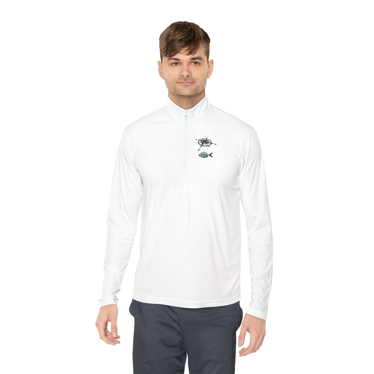 Ocean Adventure Unisex Quarter-Zip Pullover - Perfect for Beach Lovers & Active Lifestyle
