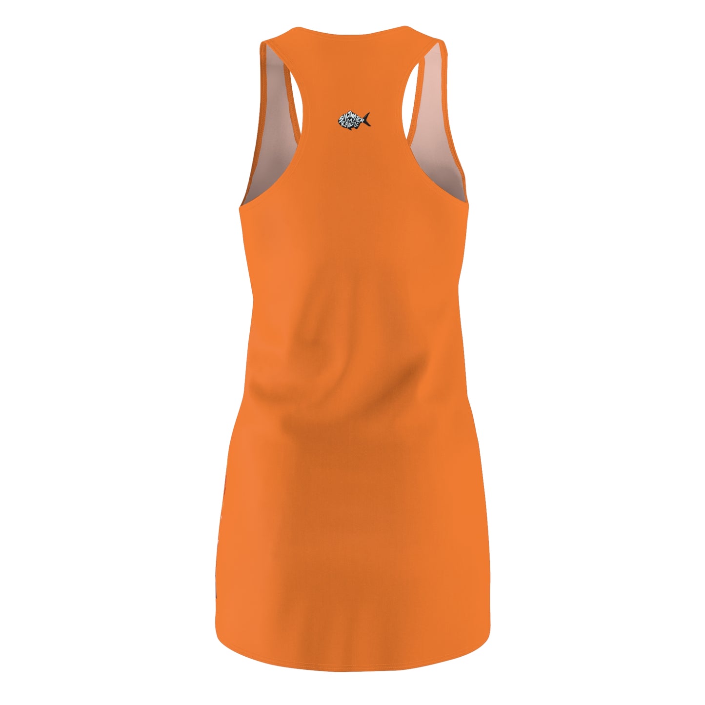 Whimsical Flamingo Design Racerback Dress for Women - Perfect for Beach Days & Summer Celebrations