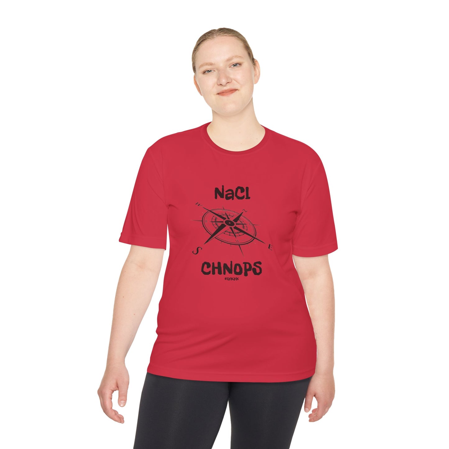 "SALT LIFE" Unisex Moisture Wicking Tee - Science and Adventure Awaits Compass Design