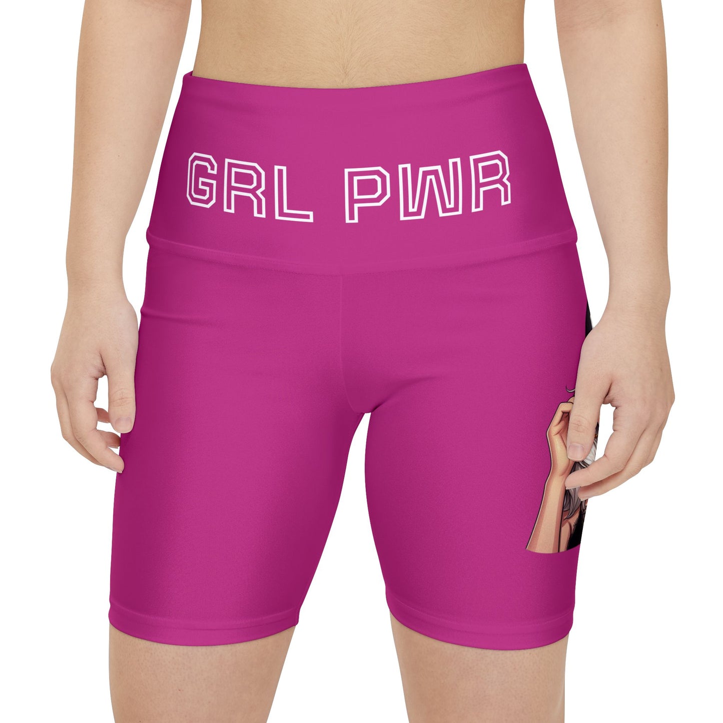 Empowering Women's Workout Shorts | GRL PWR Design | Athletic Comfort