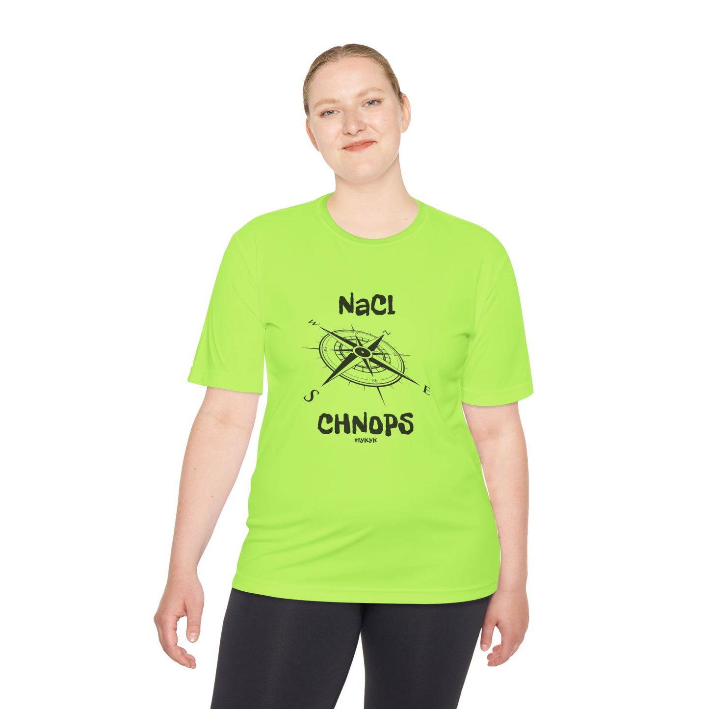 "SALT LIFE" Unisex Moisture Wicking Tee - Science and Adventure Awaits Compass Design