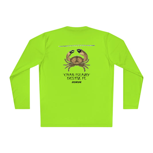 SW RAGZ "CRAB ISLAND" Moisture Wicking Long Sleeve Tee