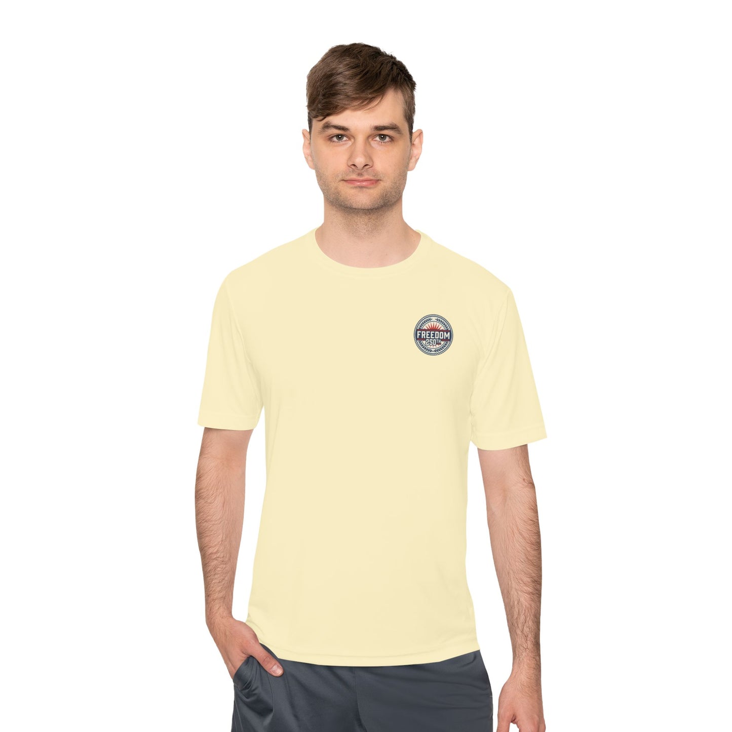 25Oth Patriotic Lighthouse Tee — "United States of" Vintage Coastal Graphic Moisture-Wicking Shirt