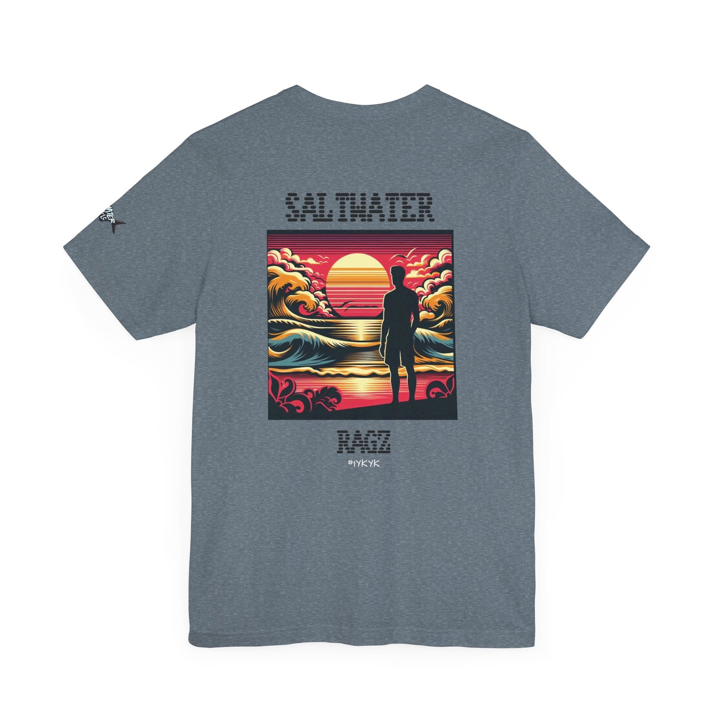 Saltwater Sunset Unisex Tee - Chill Beach Vibe Shirt