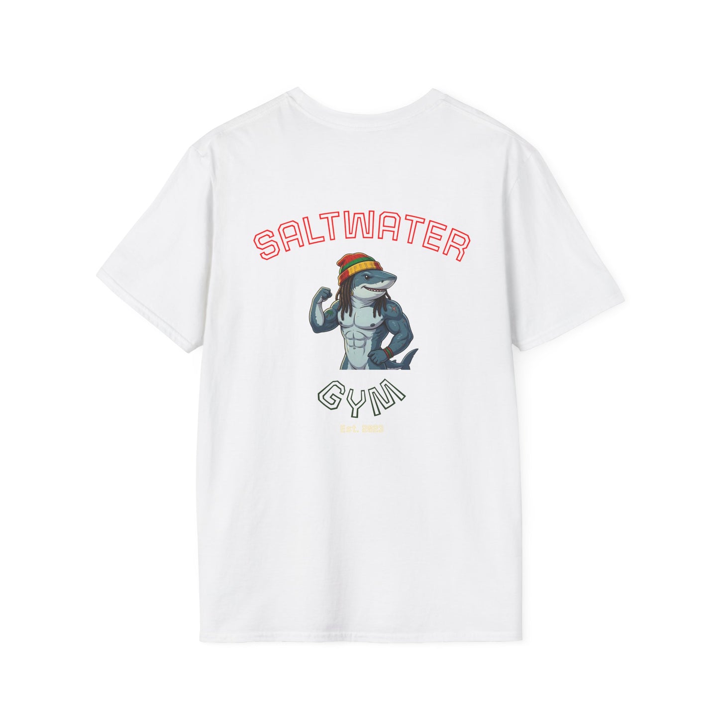 Saltwater Gym Rasta T-Shirt — Coastal Fish Graphic Tee