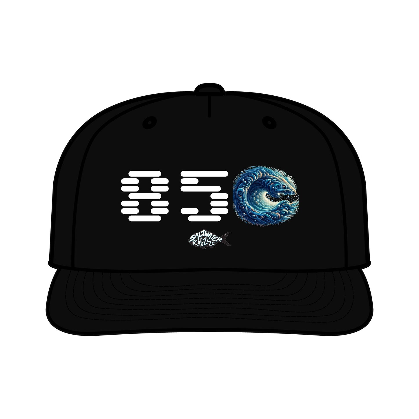 Surf Cap with Vibrant Wave Design | Perfect for Beach Lovers & Surfers