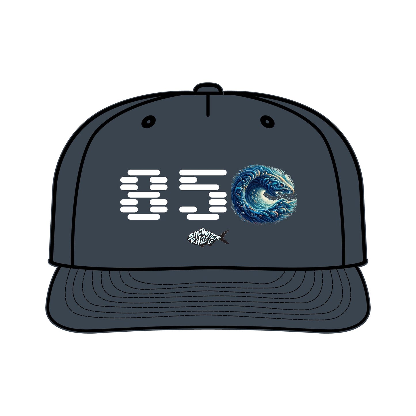 Surf Cap with Vibrant Wave Design | Perfect for Beach Lovers & Surfers