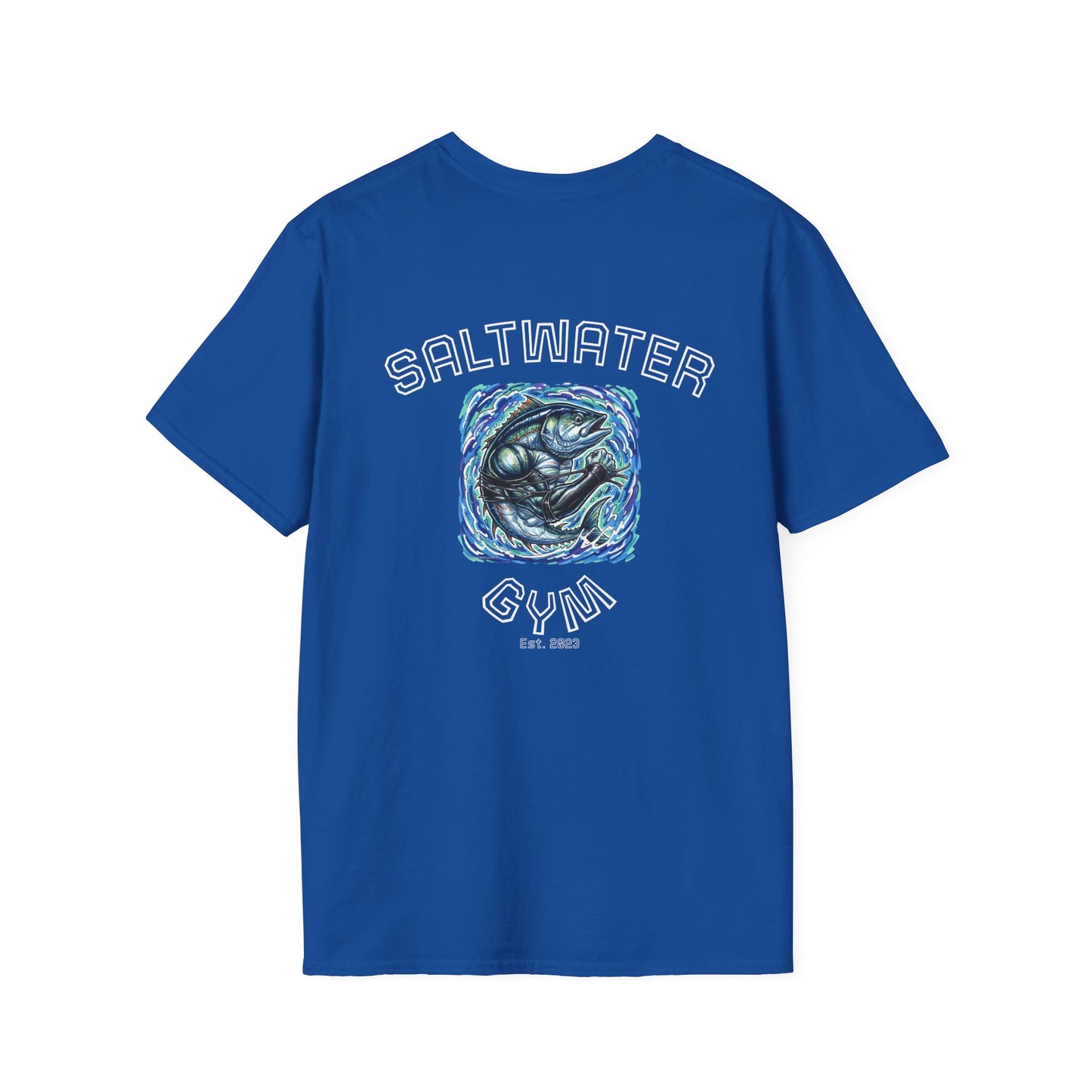 Saltwater Gym T-Shirt — Coastal Fish Graphic Tee