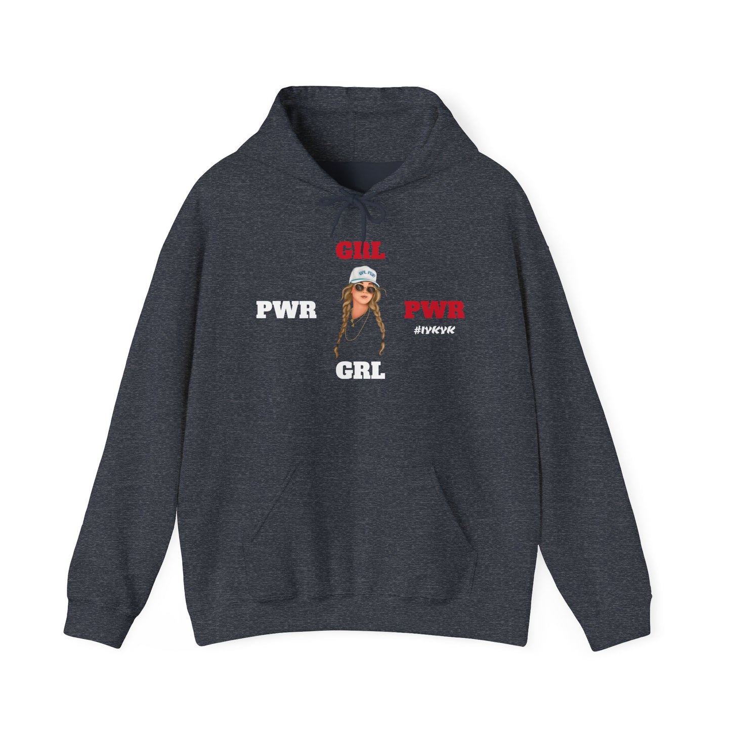 "GRL PWR" Unisex Heavy Blend™ Hooded Sweatshirt