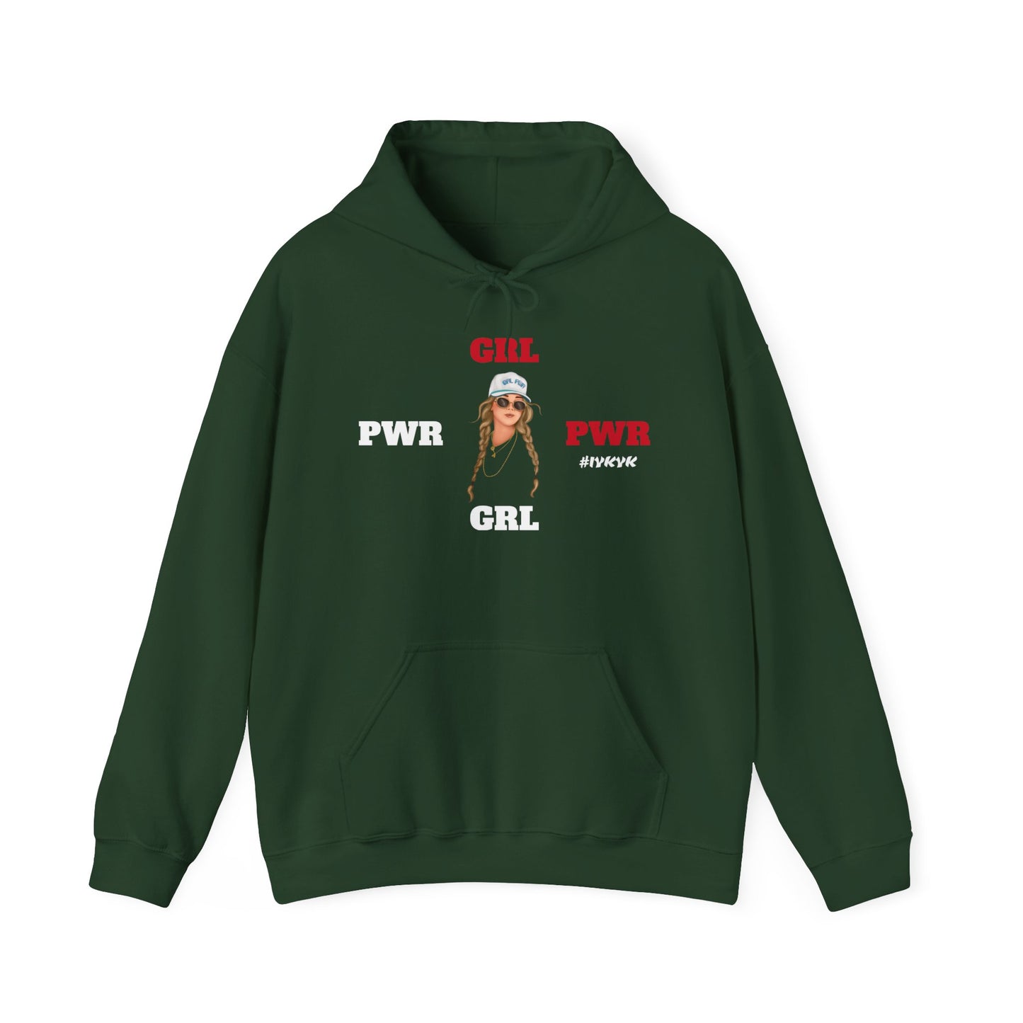 "GRL PWR" Unisex Heavy Blend™ Hooded Sweatshirt