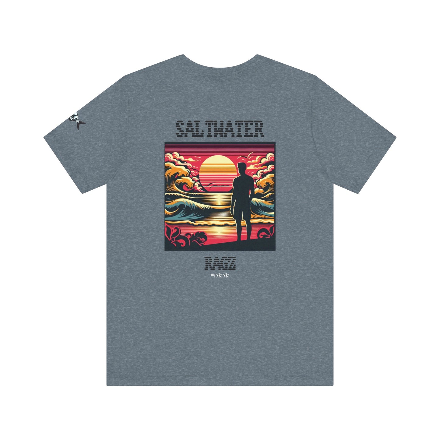 Saltwater Sunset Unisex Tee - Chill Beach Vibe Shirt