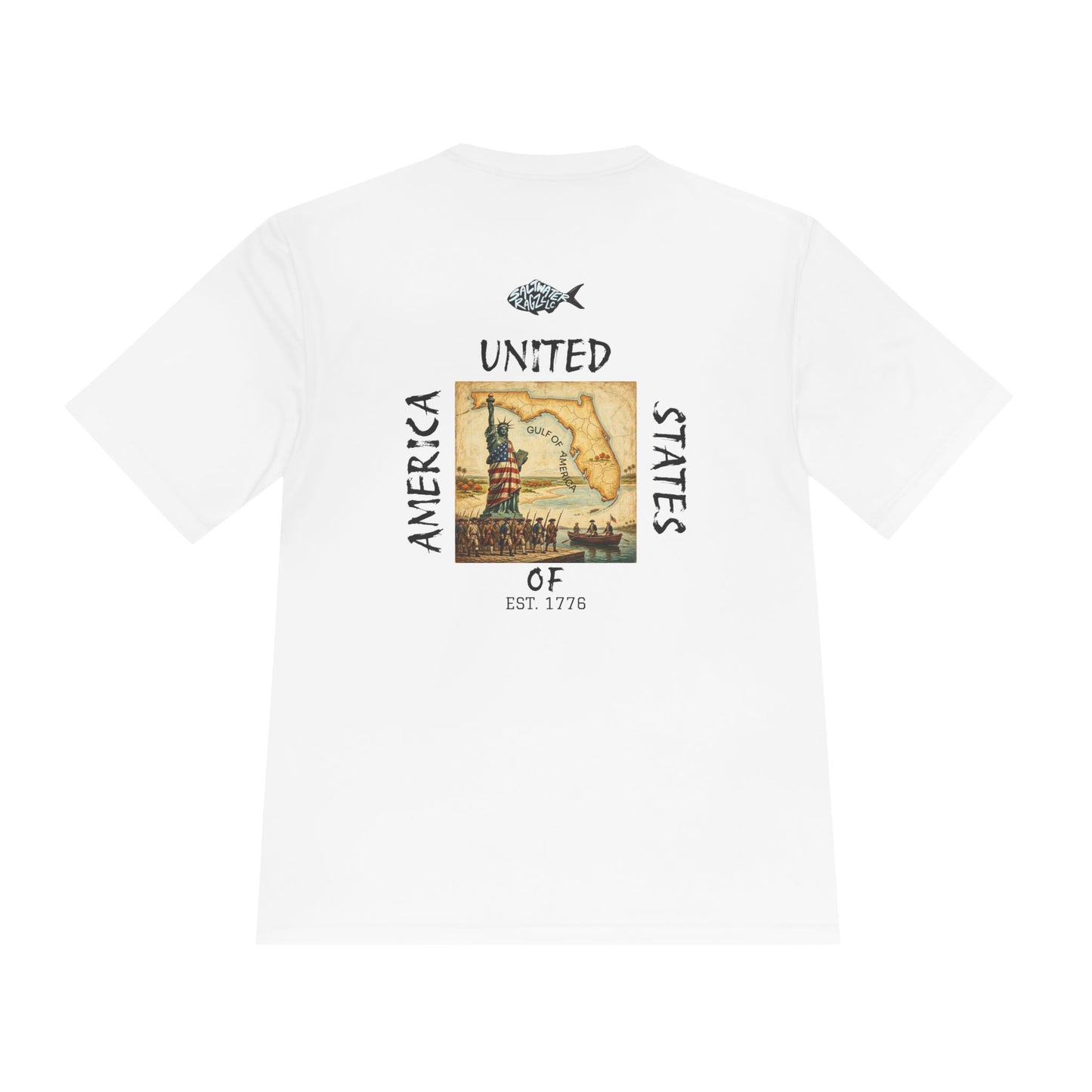 25Oth Patriotic Lighthouse Tee — "United States of" Vintage Coastal Graphic Moisture-Wicking Shirt