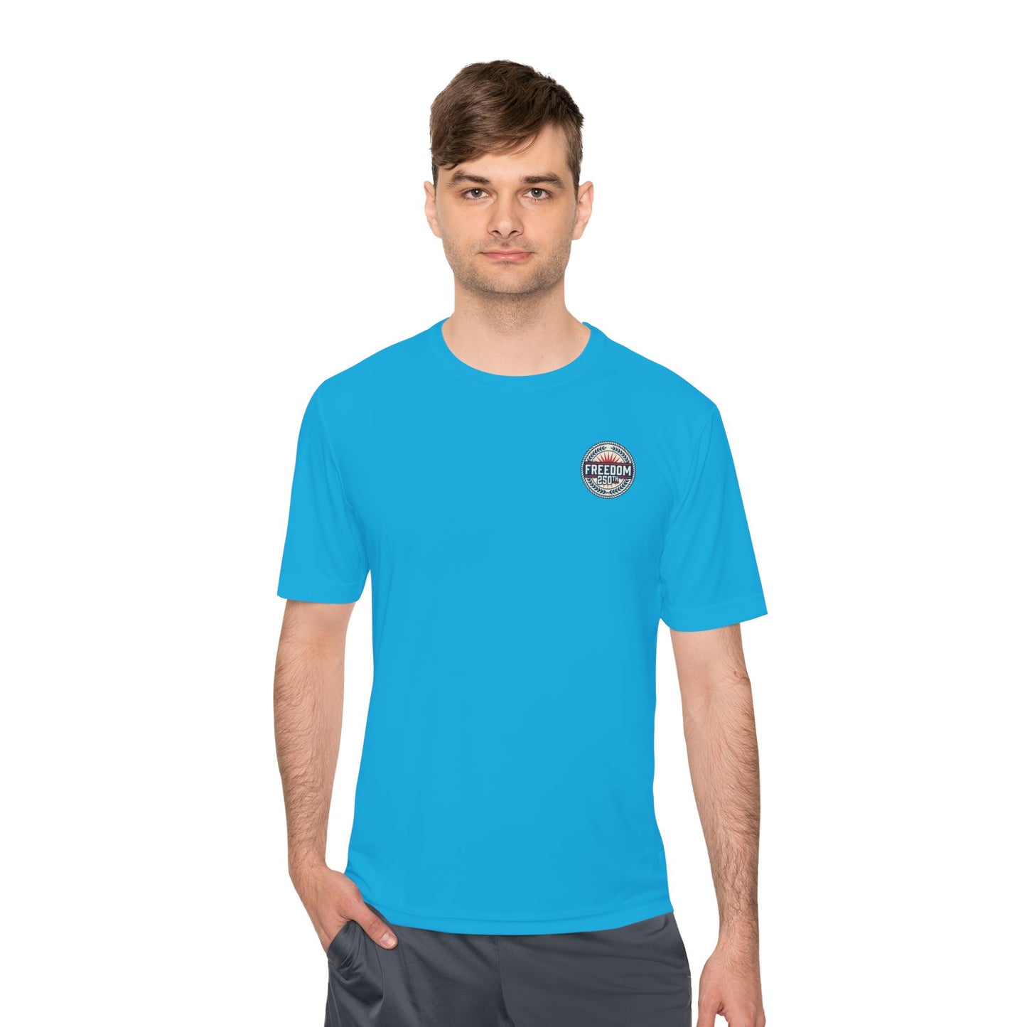 25Oth Patriotic Lighthouse Tee — "United States of" Vintage Coastal Graphic Moisture-Wicking Shirt