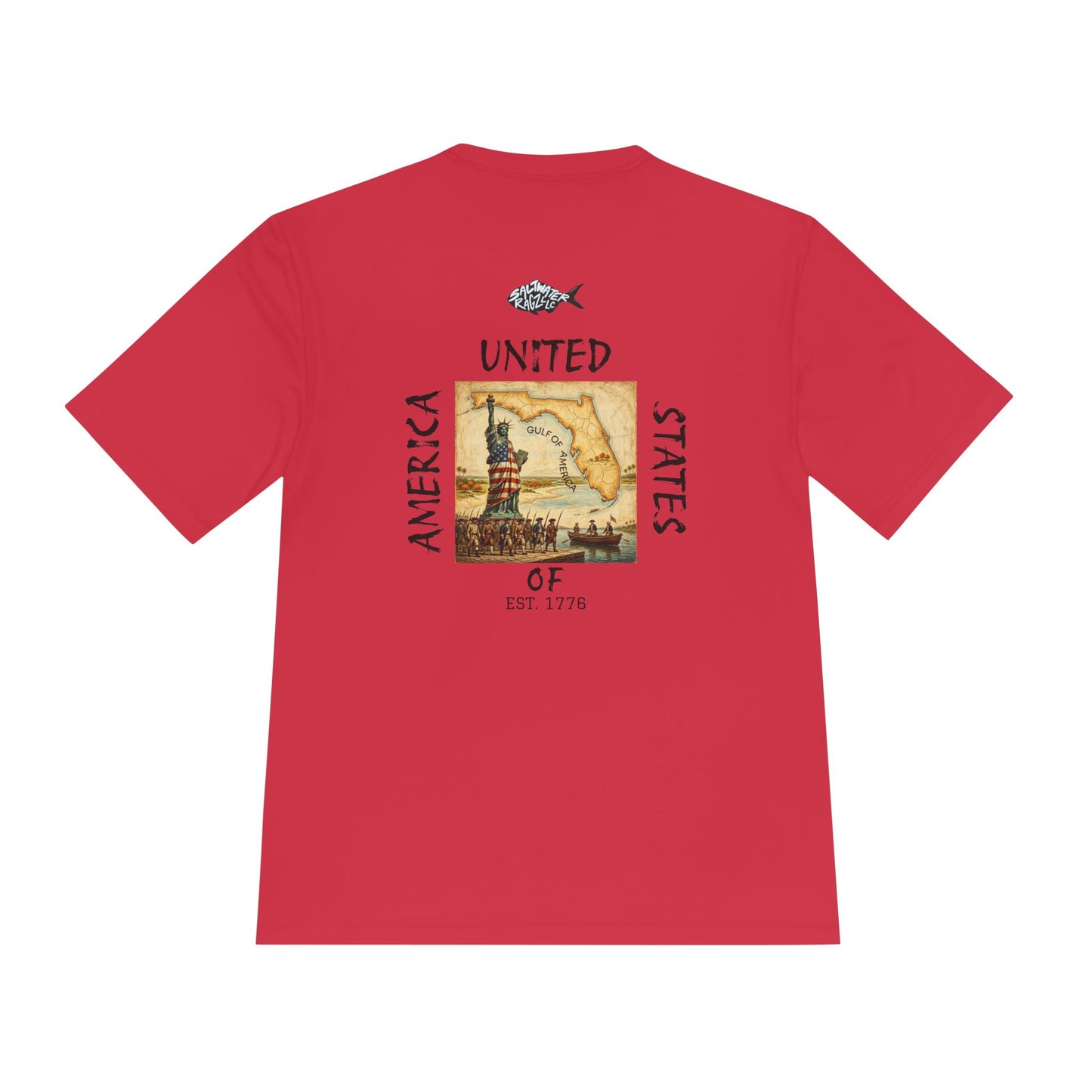 25Oth Patriotic Lighthouse Tee — "United States of" Vintage Coastal Graphic Moisture-Wicking Shirt