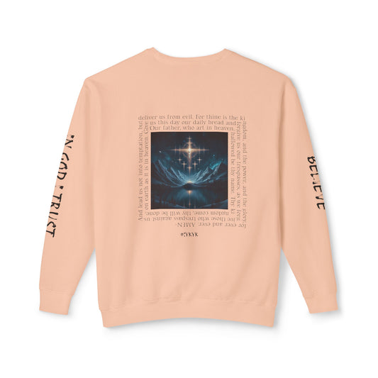 "LORDS PRAYER" Unisex Lightweight Crewneck Sweatshirt