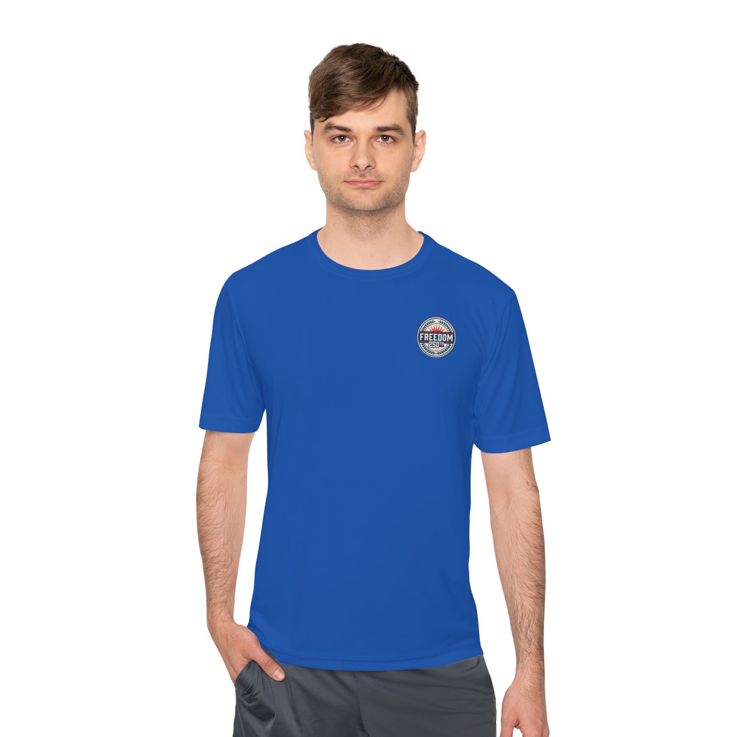 25Oth Patriotic Lighthouse Tee — "United States of" Vintage Coastal Graphic Moisture-Wicking Shirt
