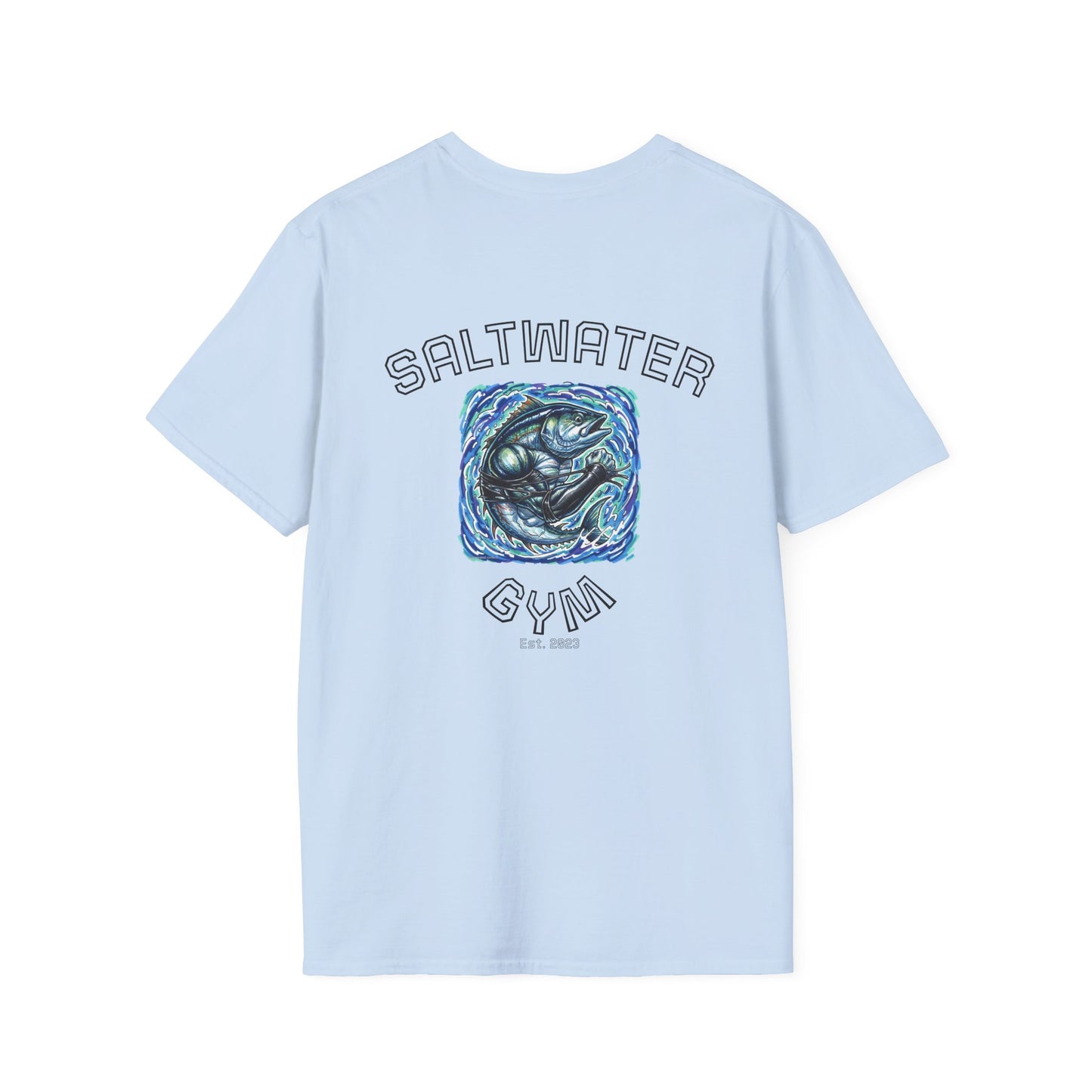 Saltwater Gym T-Shirt — Coastal Fish Graphic Tee