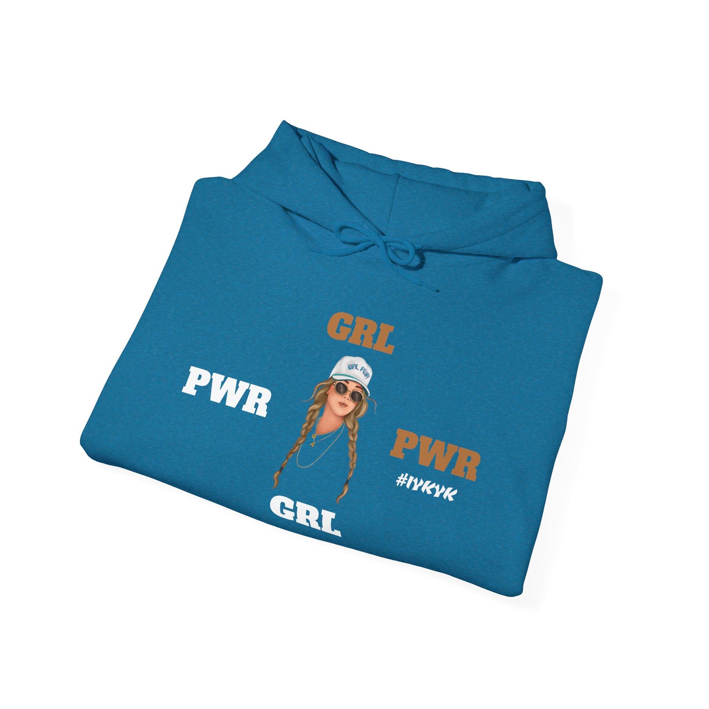 "GRL PWR" Unisex Heavy Blend™ Hooded Sweatshirt