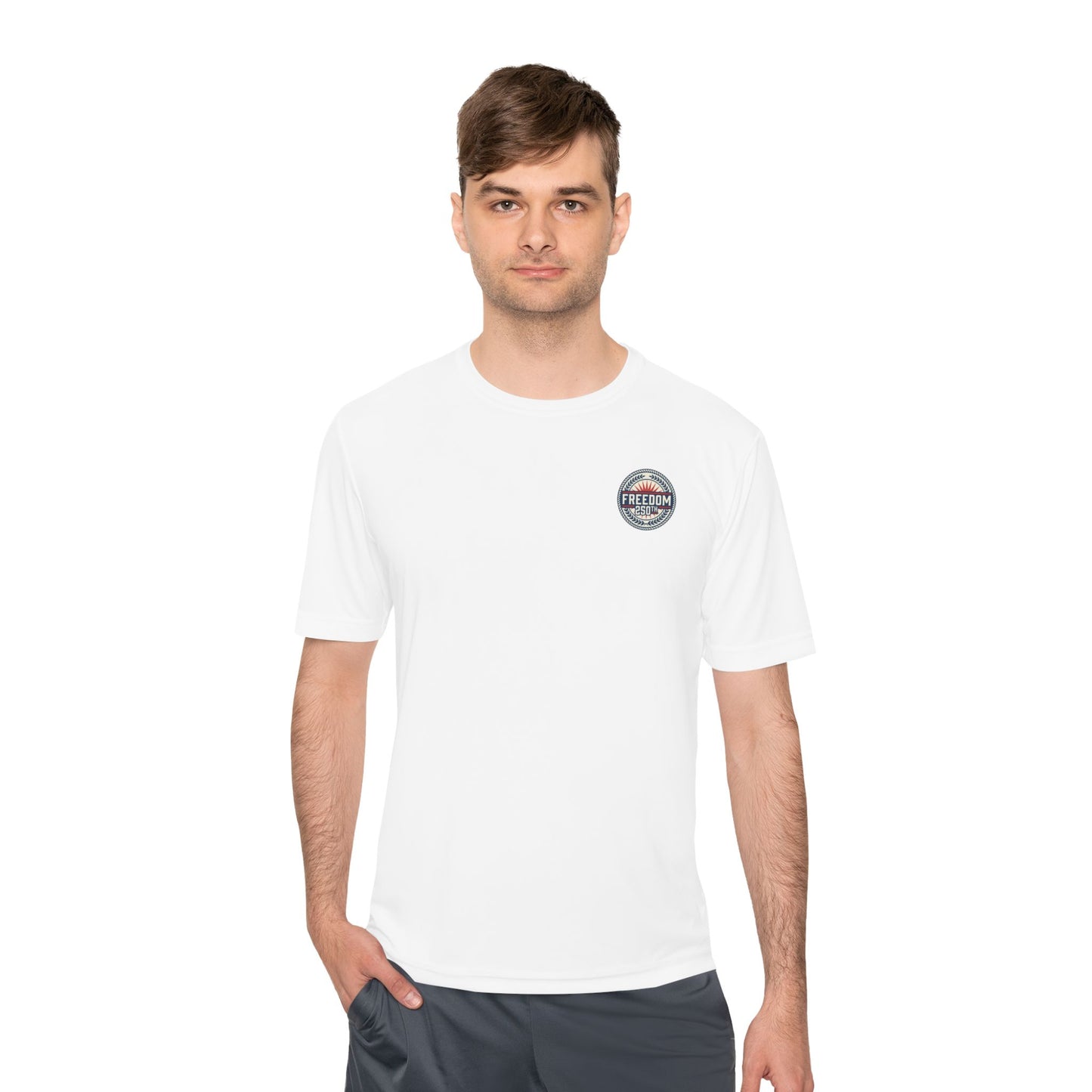25Oth Patriotic Lighthouse Tee — "United States of" Vintage Coastal Graphic Moisture-Wicking Shirt