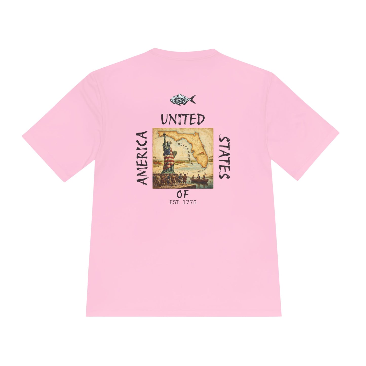 25Oth Patriotic Lighthouse Tee — "United States of" Vintage Coastal Graphic Moisture-Wicking Shirt