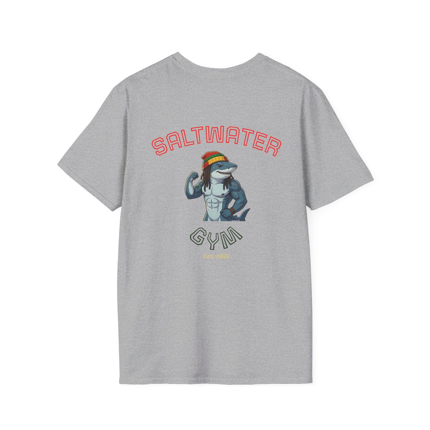Saltwater Gym Rasta T-Shirt — Coastal Fish Graphic Tee
