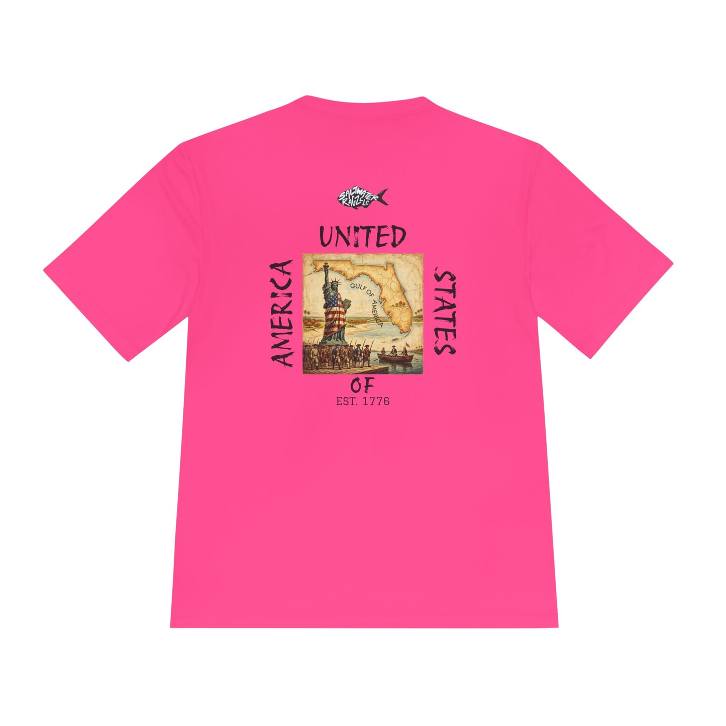 25Oth Patriotic Lighthouse Tee — "United States of" Vintage Coastal Graphic Moisture-Wicking Shirt