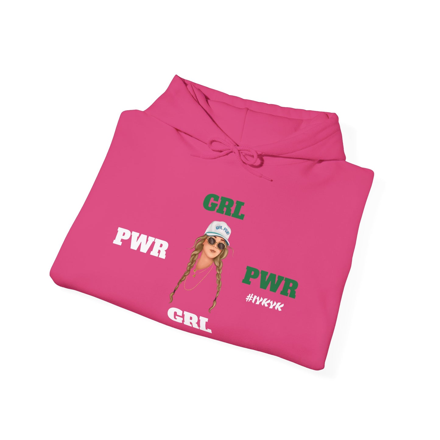 "GRL PWR" Unisex Heavy Blend™ Hooded Sweatshirt