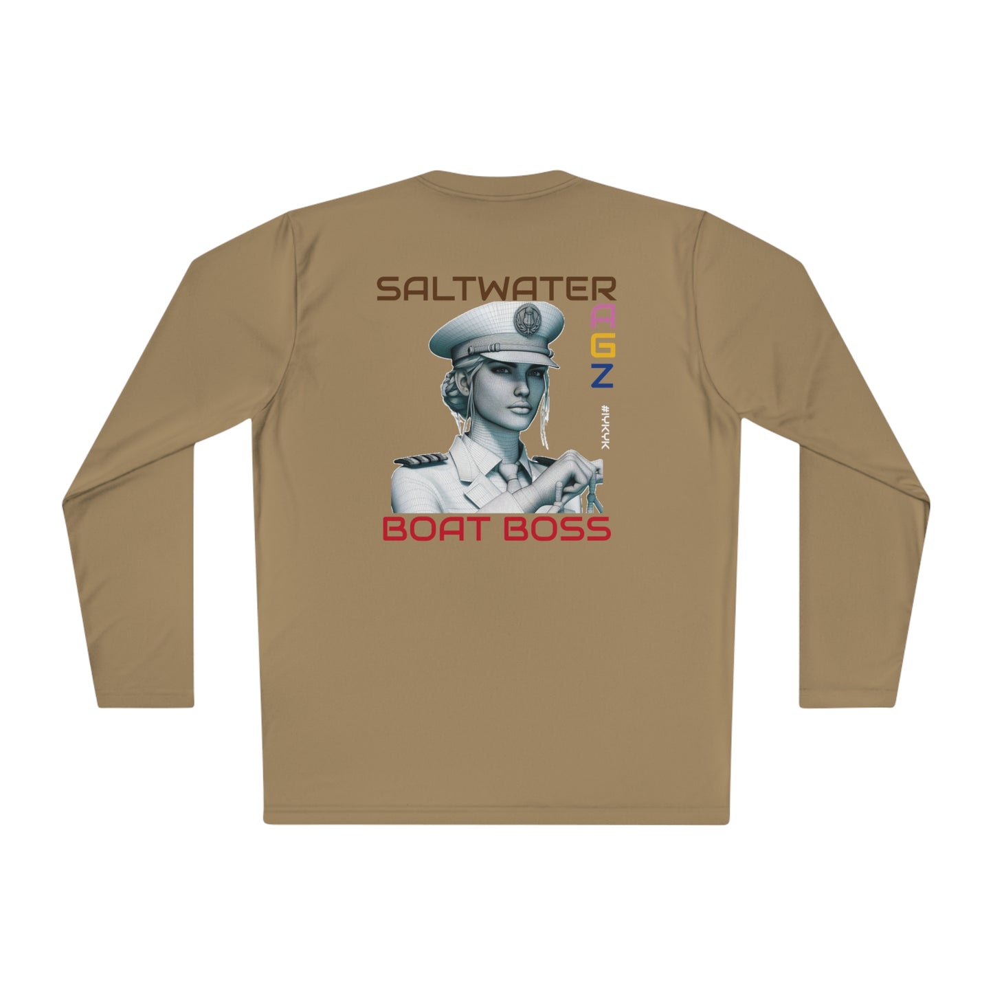 SaltwaterRagz BOAT BOSS Moisture Wicking Long Sleeve Tee