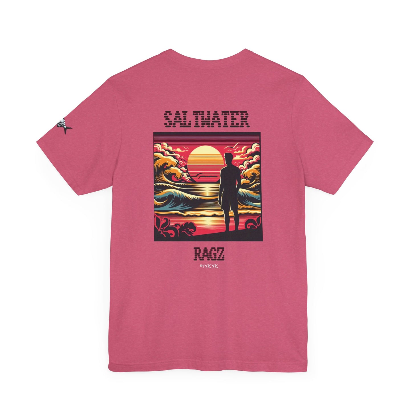 Saltwater Sunset Unisex Tee - Chill Beach Vibe Shirt