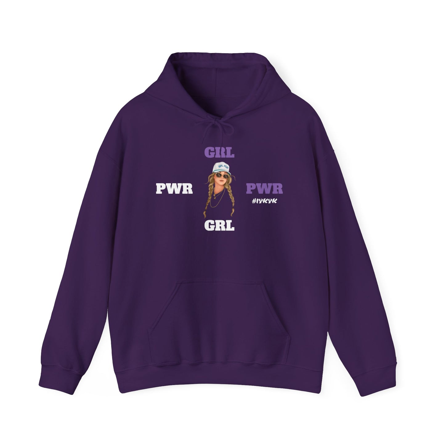 "GRL PWR" Unisex Heavy Blend™ Hooded Sweatshirt