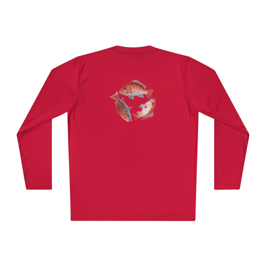 SW RAGZ "SNAPPER" Moisture Wicking Long Sleeve Tee