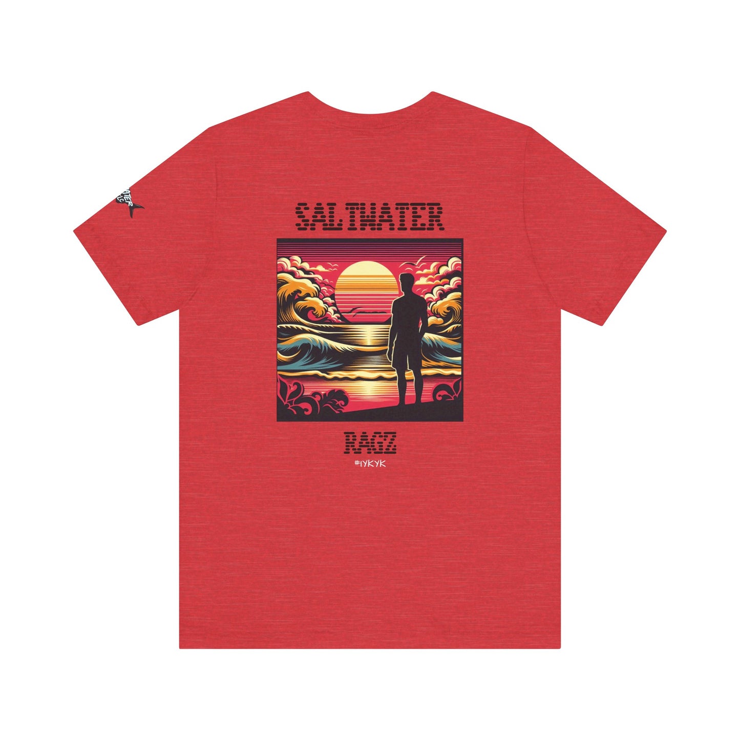 Saltwater Sunset Unisex Tee - Chill Beach Vibe Shirt