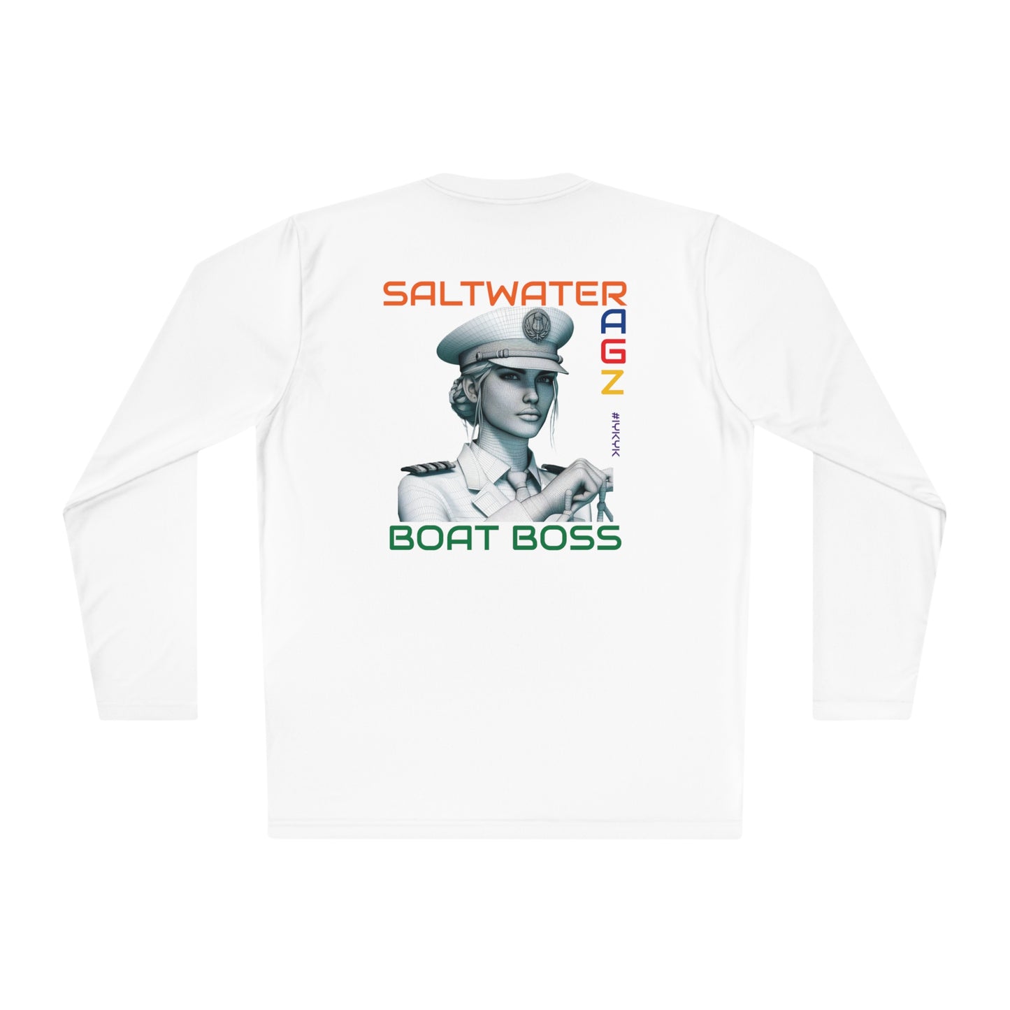 SaltwaterRagz BOAT BOSS Moisture Wicking Long Sleeve Tee