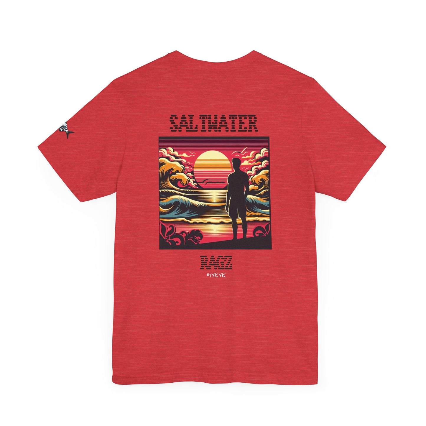 Saltwater Sunset Unisex Tee - Chill Beach Vibe Shirt